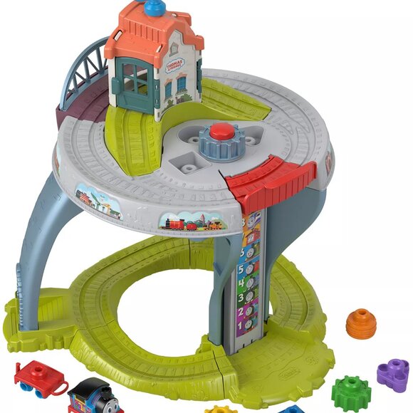 Thomas & Friends My First Train Table Toddler Toy w/ Track Fine Motor Activities - Picture 8 of 9